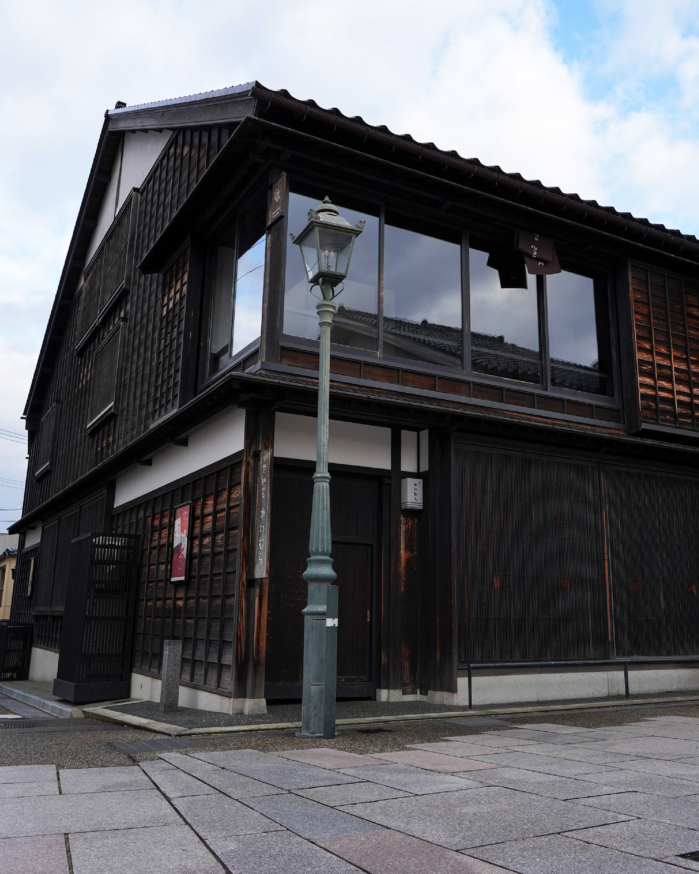 西茶屋街の店舗外観